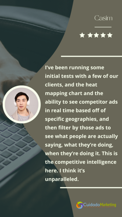 Cuidado Marketing Google Adwords Competitive Intelligence Testimonial Cuidado Marketing Google Adwords Competitive Intelligence Testimonial
